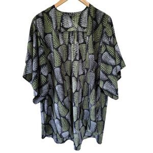 Hina Hawaii 2004 Wahinenohomauna Collection Hawaiian Leimanu Kimono One Size